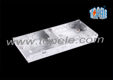 2- Gang British Standard Metal Electrical Conduit Box z PVC, przełącznik do przewodów