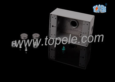 Wlewane aluminiowe pudełka 3 otwory / 5 otwory Jednorazowe pudełka wyjściowe