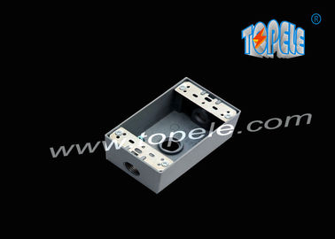 Wlewane aluminiowe pudełka 3 otwory / 5 otwory Jednorazowe pudełka wyjściowe