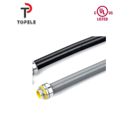 3/8  Flexible Conduit Connector Waterproof Liquid Tight Pvc Coated