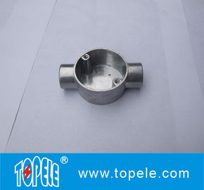 TOPELE 20mm / 25mm BS4568 / BS31 Elektryczny dwukierunkowy skrzynia łącznikowa o kącie okrągłym z aluminium, łączniki przewodów elektrycznych