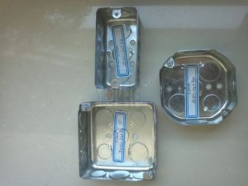 TOPELE 54171, 4 ̊ Oktogonowe stalowe galwanizowane skrzynki przewodów elektrycznych, 2-1/8" głębokości, 1/2 cali Knockou