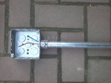 TOPELE 4 ′′ Galwanizowana stalowa kwadratowa przewód elektryczny Metalowe pudełko, 52151-1/2&quot;&amp;3/4&quot;