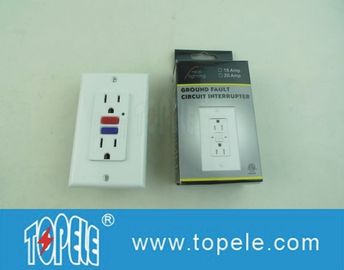 125V Komercyjne dupleks GFCI z LED