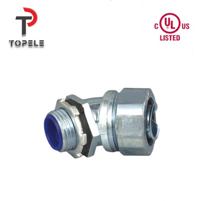 Zynk Liquid Tight Flexible Conduit Fittings Connector 45-stopniowy kąt NPT UL List DNJ
