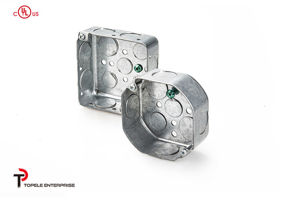 0.6mm, 0.8mm grubość 4 ′′X2 ′′ kwadratowy / ośmiokątny pudełko, pudełka elektryczne i pokrywki