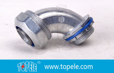 Zink Die Cast Liquid Tight Flexible Type 90° Angle Connector