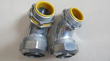 Zink Die Cast Liquid Tight Flexible Type 90° Angle Connector