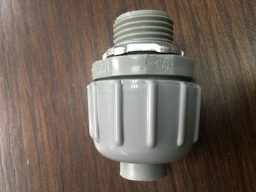PVC Plastic Non Metallic Liquid Tight Connector Straight Certyfikacja ISO