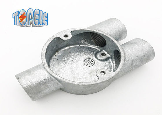 Łagodne pudła żelaza BS4568 Przewód 20mm gałąź 3 Way / Y Way Box BS Przewód Box