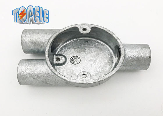 Łagodne pudła żelaza BS4568 Przewód 20mm gałąź 3 Way / Y Way Box BS Przewód Box