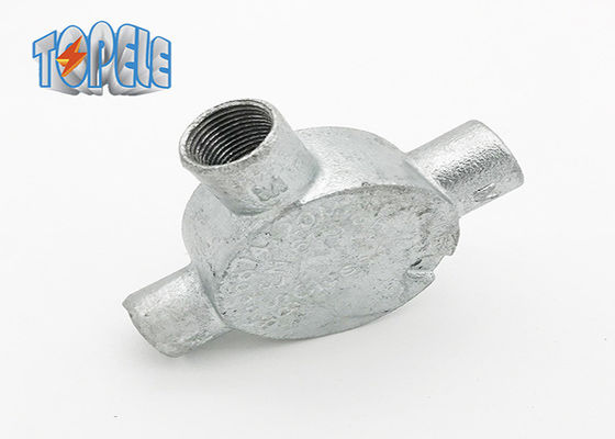 20mm 25mm 32mm BS4568 Przewód okrągły Pudełko trzy tee Way Formowalne żelazne Pudełko