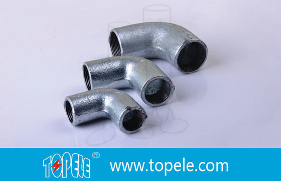 Wewnętrzne zgięcia nitkowe Stal 20mm 25mm 32mm BS4568 Łokieć przewodowa