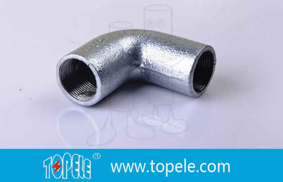 Wewnętrzne zgięcia nitkowe Stal 20mm 25mm 32mm BS4568 Łokieć przewodowa