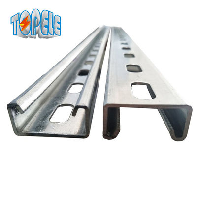 1 - 5/8 Jednorazowe 10 stóp stalowe Unistrut Channel Slotted