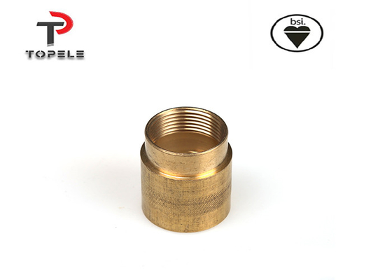 Żółty 20mm 25mm mosiądz kobiecy adapter przewodów elastyczny
