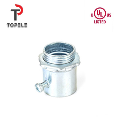 Aluminiowy / Tłoczony cynk / Zinkowane łączniki EMT ze stali UL 1/2 "-4" Rozmiar