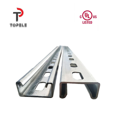 Zgalwanizowany kanał z szczelinami Unistrut 1,5 mm - 3,0 mm