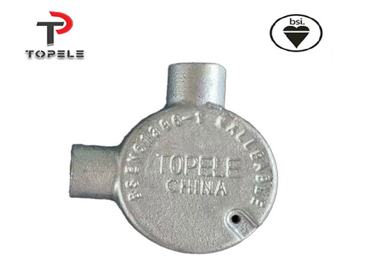 Elektryczny okrągły skrzynia łącznikowa 20mm 25mm klasa 4 BS Gi przewodów