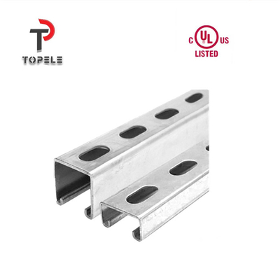 Zgalwanizowany kanał z szczelinami Unistrut 1,5 mm - 3,0 mm